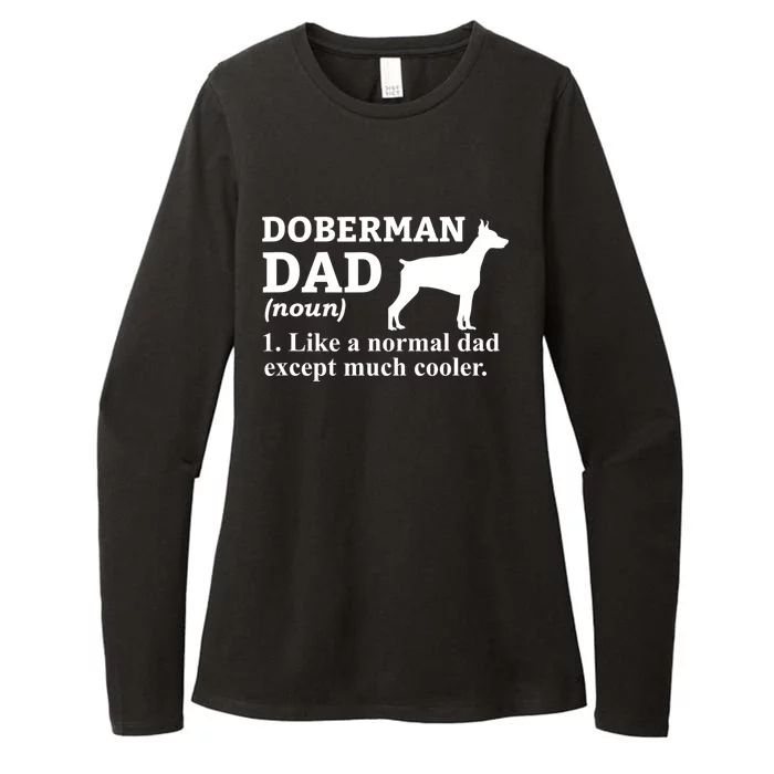 Doberman Dad Doberman Pinscher Dog Womens CVC Long Sleeve Shirt