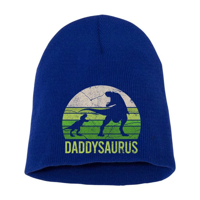 Daddy Dinosaur Daddysaurus 1 Tee Xmas Gift Father Day Gift Short Acrylic Beanie