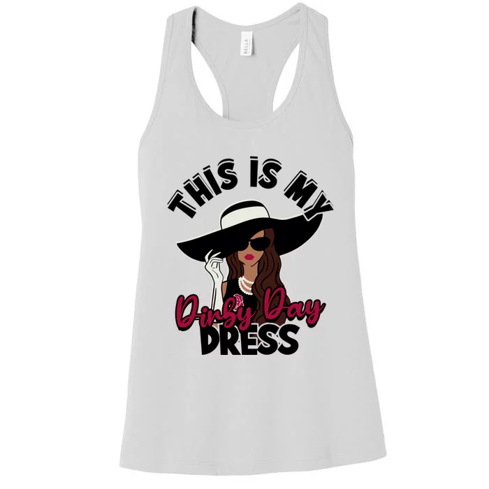 Derby Day Dresses This Is My Derby Day Dress Women's Racerback Tank