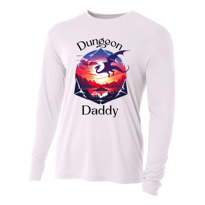 Dungeon Daddy Design For Ttrpg Lovers Cooling Performance Long Sleeve Crew