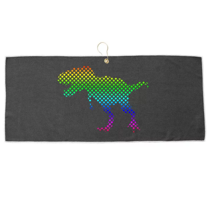 Dot Day Dinosaur TRex Large Microfiber Waffle Golf Towel