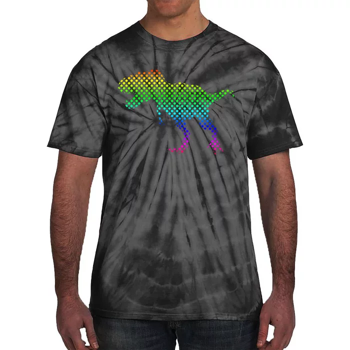 Dot Day Dinosaur TRex Tie-Dye T-Shirt