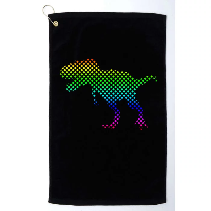 Dot Day Dinosaur TRex Platinum Collection Golf Towel