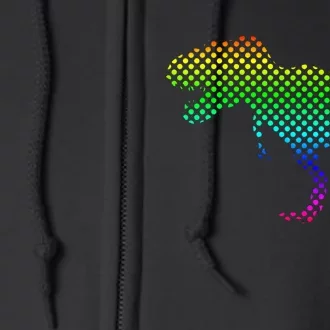 Dot Day Dinosaur TRex Full Zip Hoodie