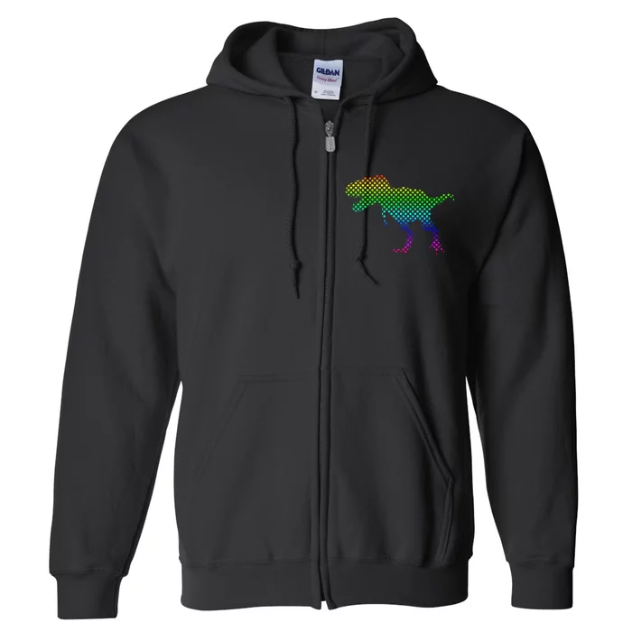 Dot Day Dinosaur TRex Full Zip Hoodie