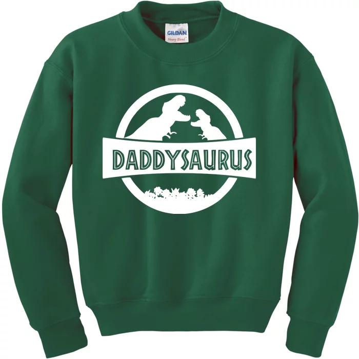 Daddy Dinosaur Daddysaurus Kids Sweatshirt