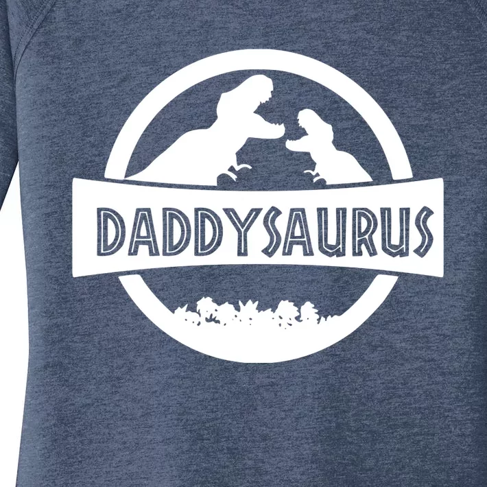 Daddy Dinosaur Daddysaurus Women's Perfect Tri Tunic Long Sleeve Shirt