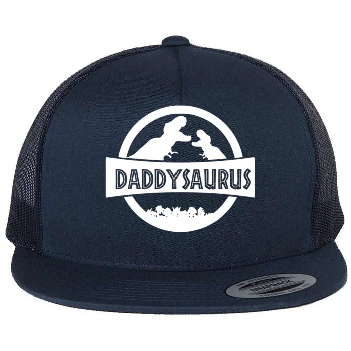 Daddy Dinosaur Daddysaurus Flat Bill Trucker Hat