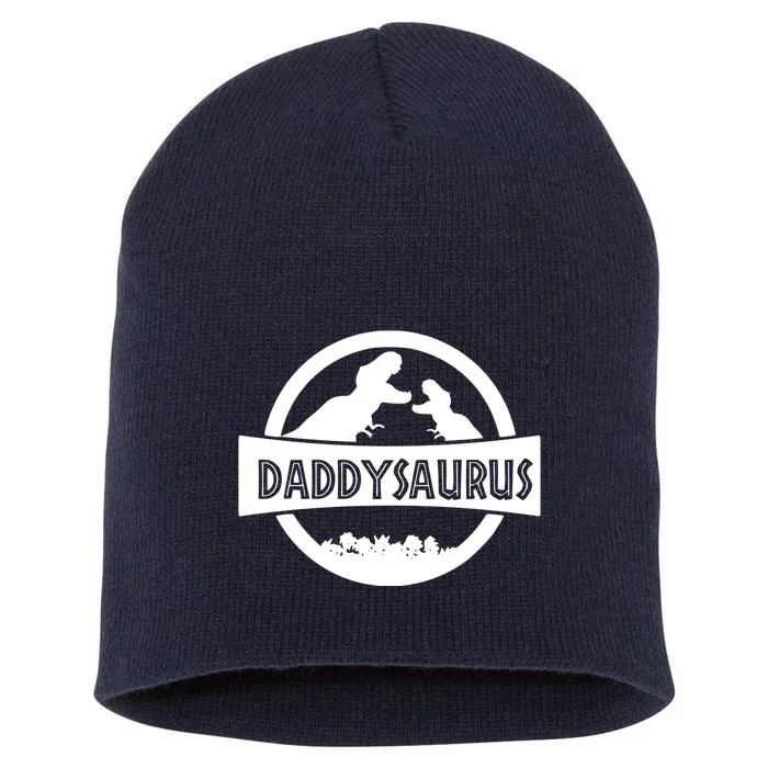 Daddy Dinosaur Daddysaurus Short Acrylic Beanie