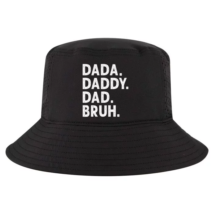 Dada Daddy Dad Bruh Funny Fathers Day Gift Cool Comfort Performance Bucket Hat