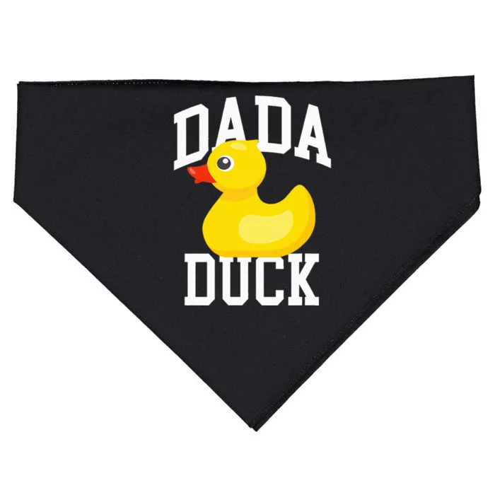 Dada Duck Duck Papa Gift for Duck Love USA-Made Doggie Bandana