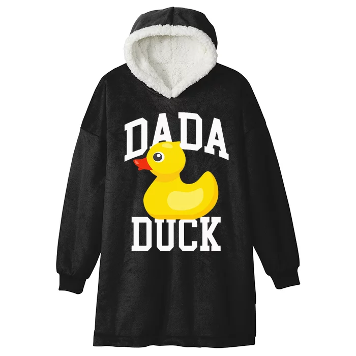 Dada Duck Duck Papa Gift for Duck Love Hooded Wearable Blanket