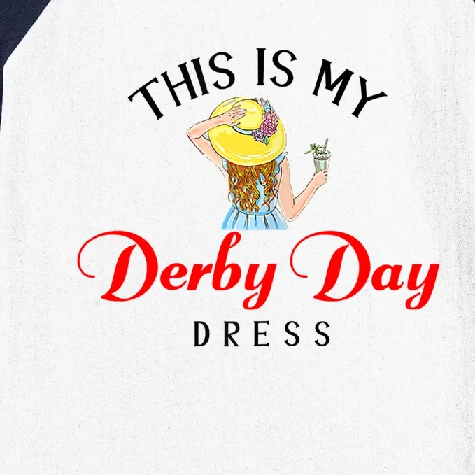 Derby Day Derby Kentucky Horse Derby Dress Baseball Sleeve Shirt