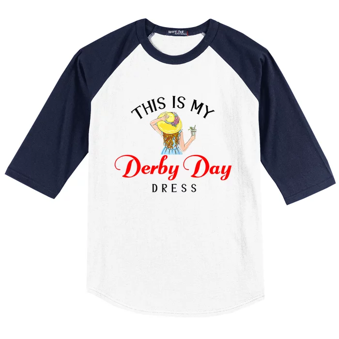 Derby Day Derby Kentucky Horse Derby Dress Baseball Sleeve Shirt