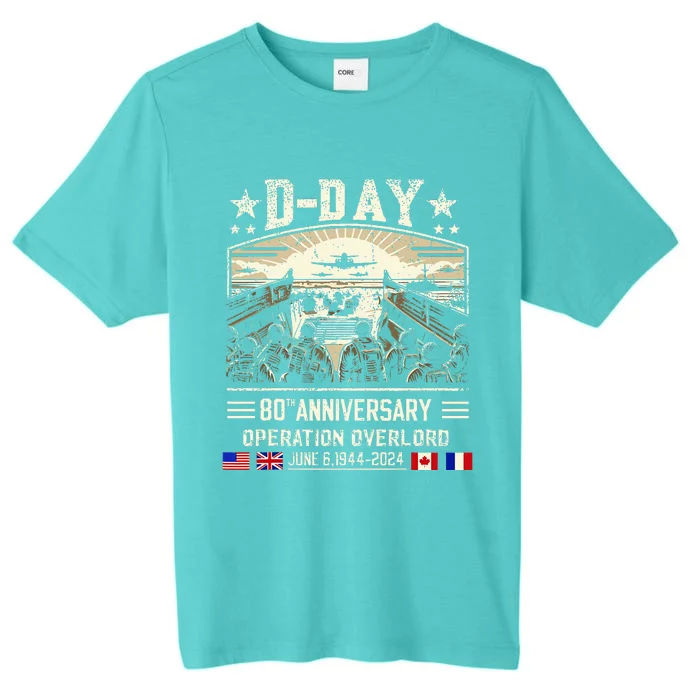 Dday Dwight D. Eisenhower ChromaSoft Performance T-Shirt