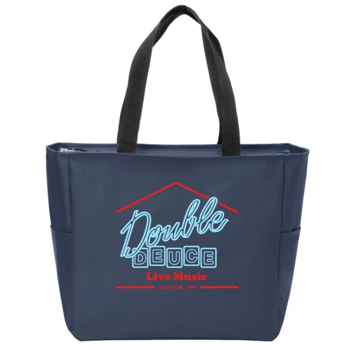 Double Deuce Zip Tote Bag