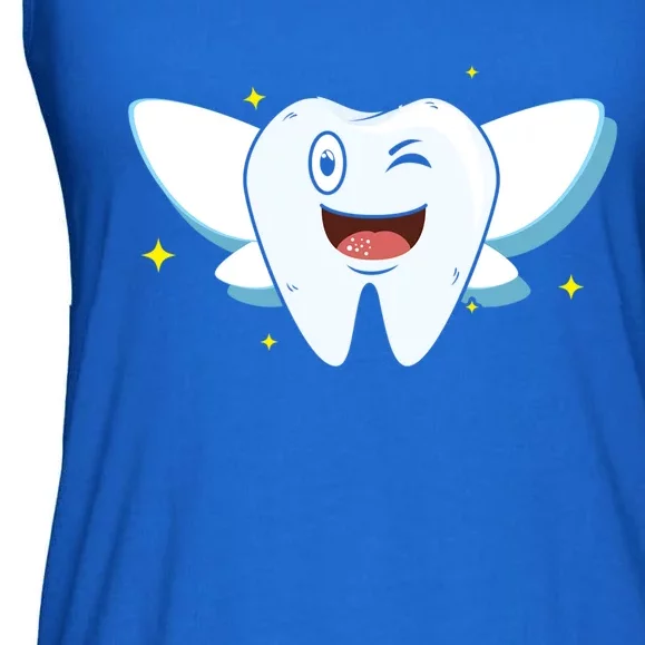 Dentistry Dentist Dental Hygienist Tooth Fairy Gift Ladies Essential Flowy Tank