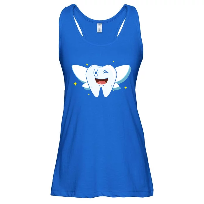 Dentistry Dentist Dental Hygienist Tooth Fairy Gift Ladies Essential Flowy Tank