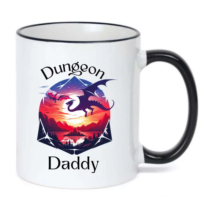 Dungeon Daddy Design For Ttrpg Lovers Black Color Changing Mug