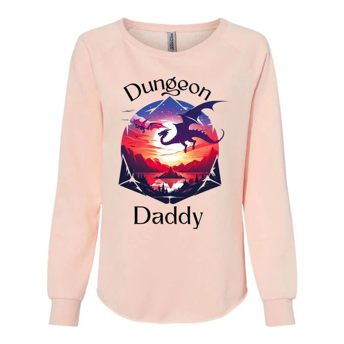 Dungeon Daddy Design For Ttrpg Lovers Womens California Wash Sweatshirt