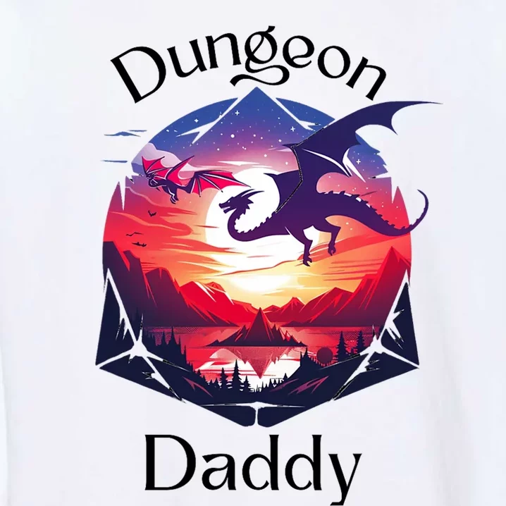 Dungeon Daddy Design For Ttrpg Lovers Garment-Dyed Sweatshirt