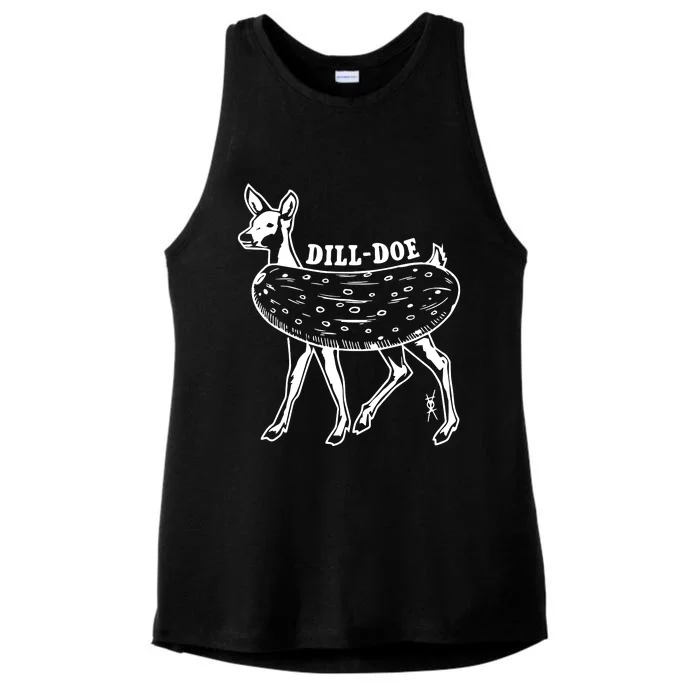 Dill Doe Ladies Tri-Blend Wicking Tank