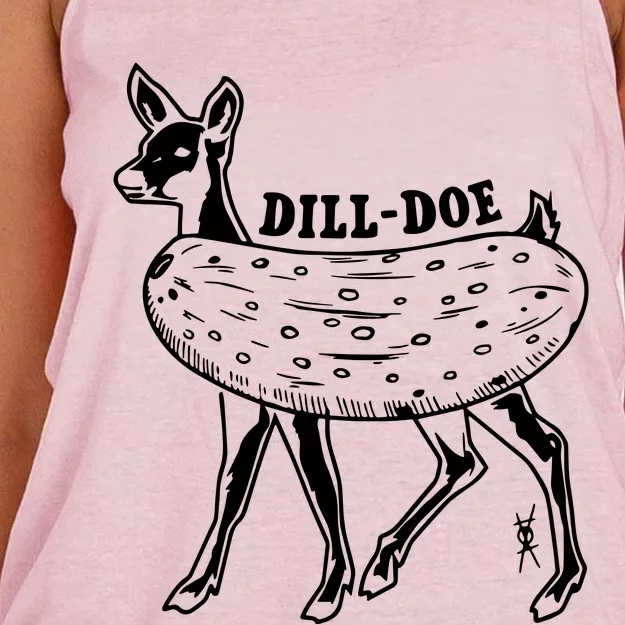 Dill Doe Women's Knotted Racerback Tank