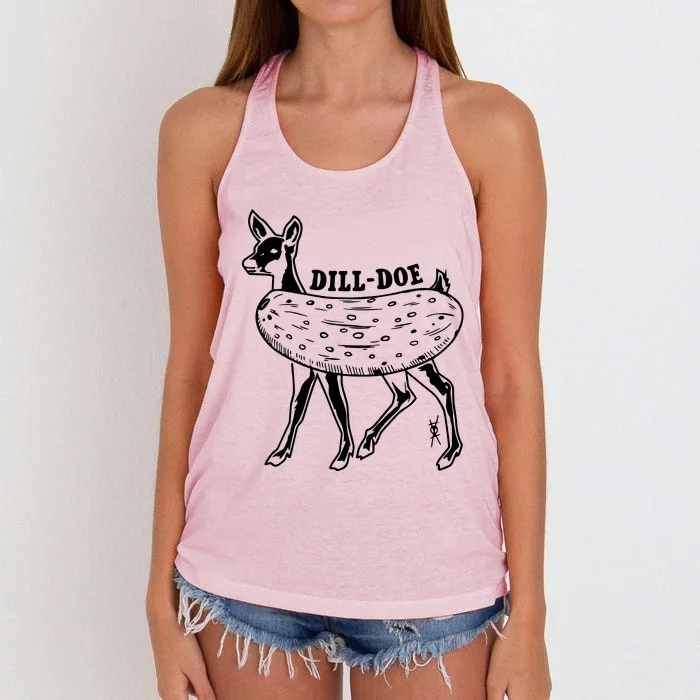 Dill Doe Women's Knotted Racerback Tank