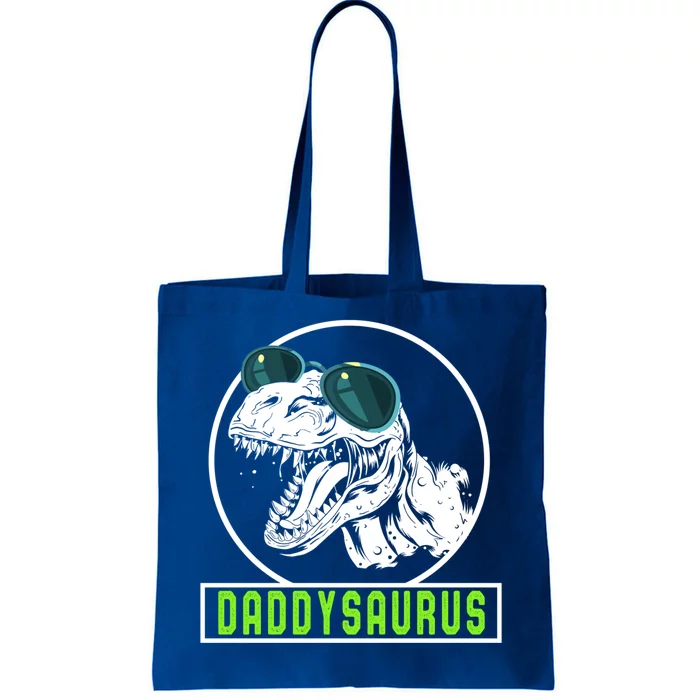 Daddysaurus Dad Dinosaur Fahter Rex Family Matching Gift Cool Gift Tote Bag