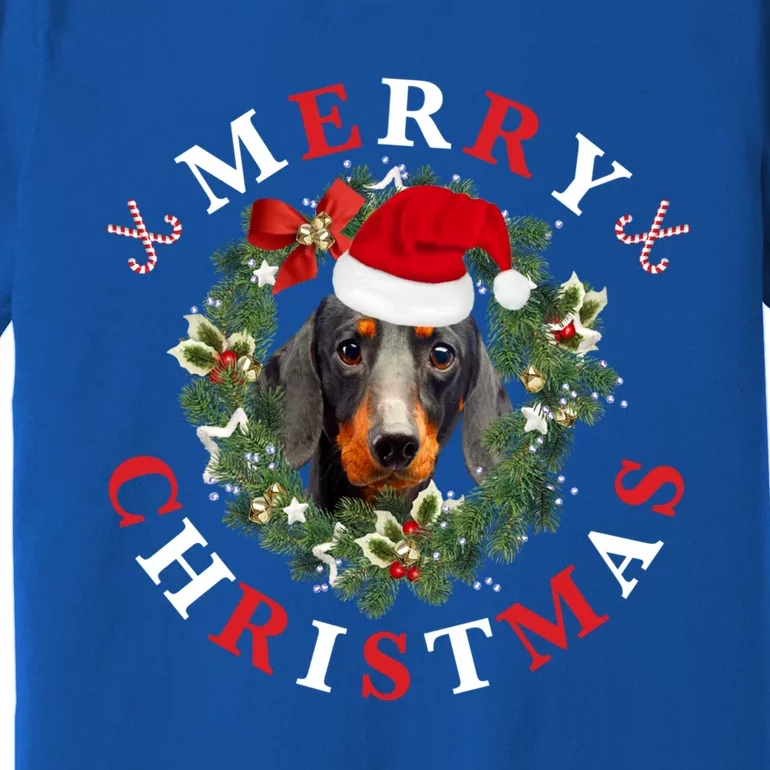 Dachshund Dachshund Dog Dachshund Christmas Cute Gift Premium T-Shirt