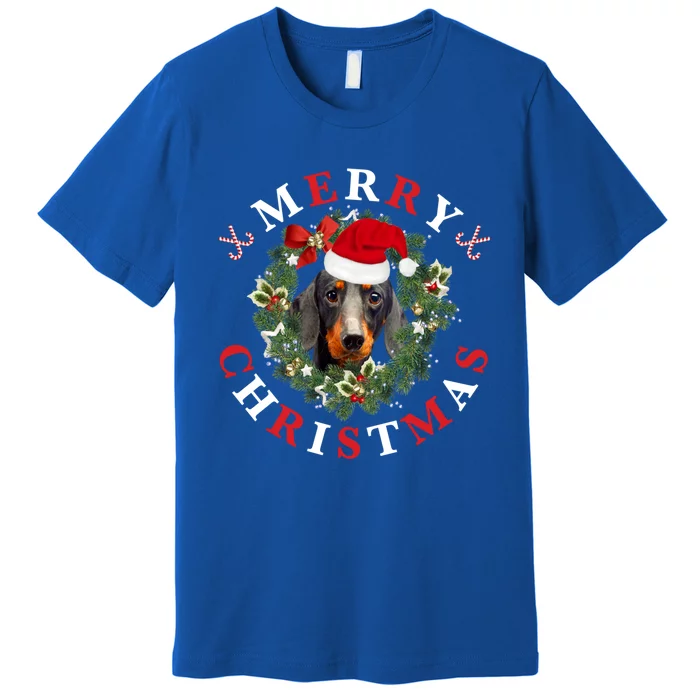 Dachshund Dachshund Dog Dachshund Christmas Cute Gift Premium T-Shirt