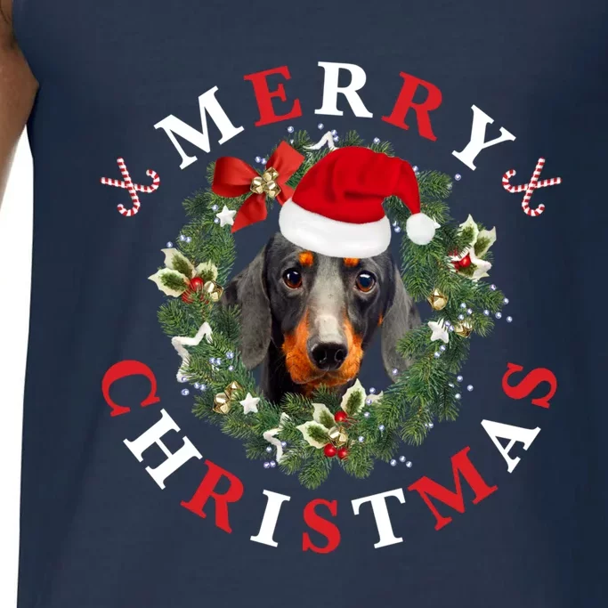 Dachshund Dachshund Dog Dachshund Christmas Cute Gift Comfort Colors® Tank Top