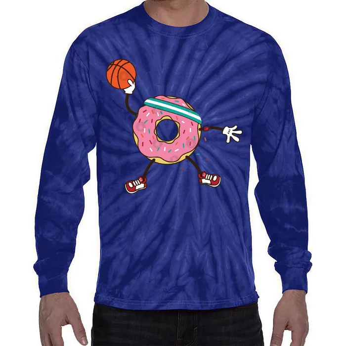 Dunking Donut Tie-Dye Long Sleeve Shirt