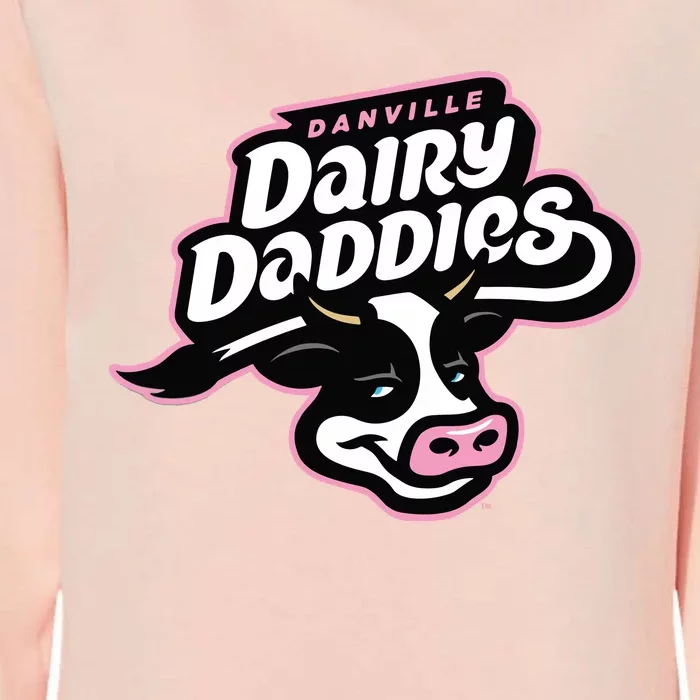 Danville Dairy Daddies Cow Womens California Wash Sweatshirt