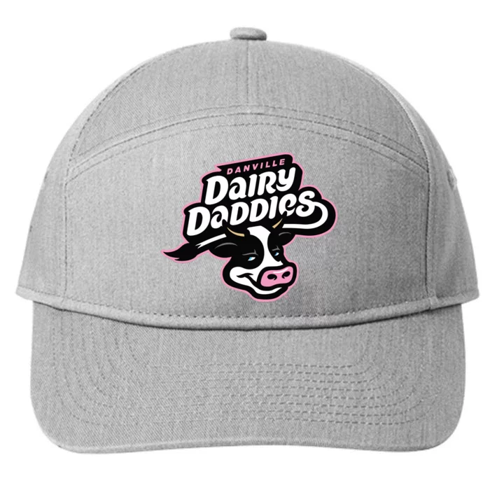 Danville Dairy Daddies Cow 7-Panel Snapback Hat