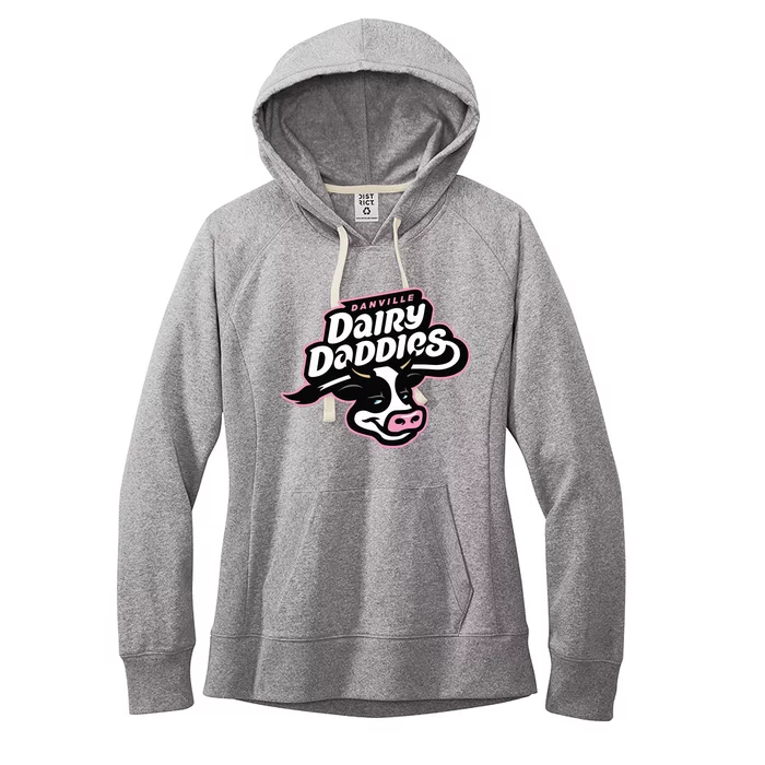 Danville Dairy Daddies Cow Women's Fleece Hoodie