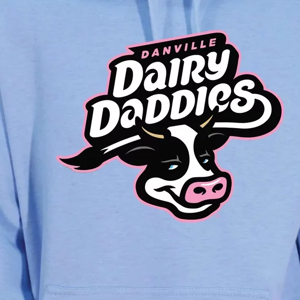 Danville Dairy Daddies Cow Unisex Surf Hoodie