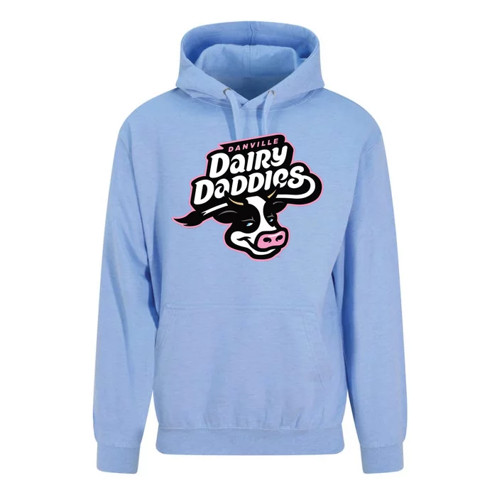 Danville Dairy Daddies Cow Unisex Surf Hoodie