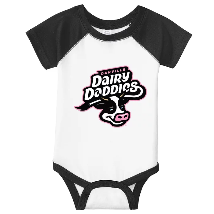 Danville Dairy Daddies Cow Infant Baby Jersey Bodysuit