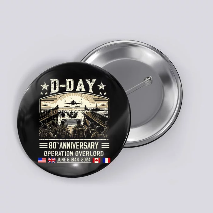 Dday Dwight D. Eisenhower Dday 80th Anniversary Button