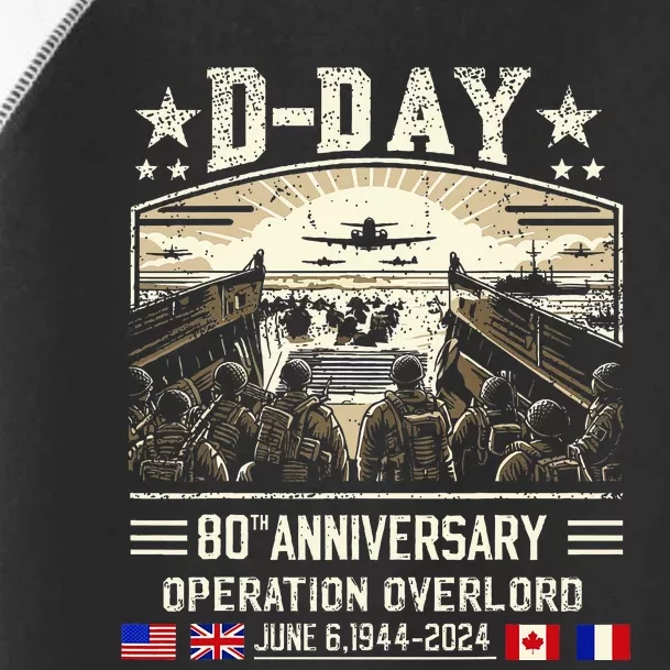 Dday Dwight D. Eisenhower Dday 80th Anniversary Toddler Fine Jersey T-Shirt