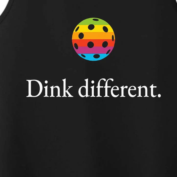 Dink Different Dinker Funny Pickleball Player Performance Tank