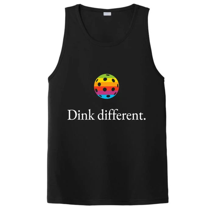 Dink Different Dinker Funny Pickleball Player Performance Tank