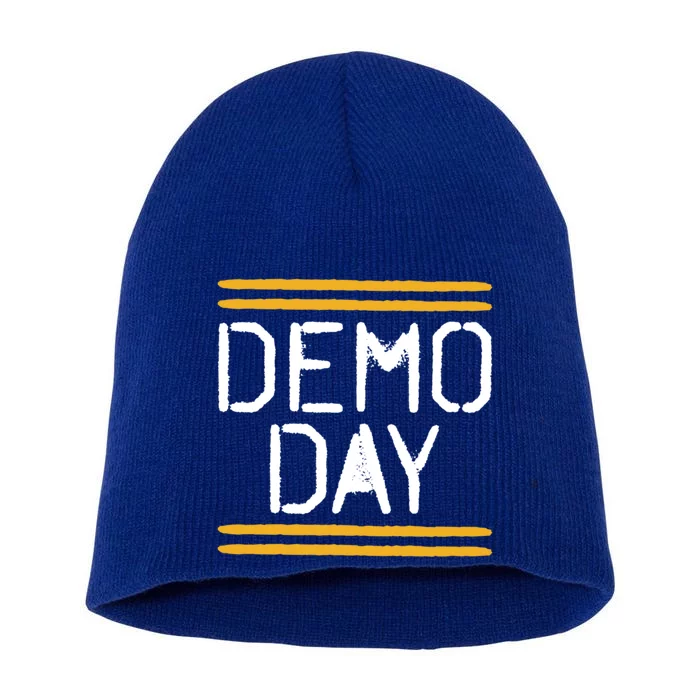 Demo Day Demolition Graphic Cute Gift Short Acrylic Beanie