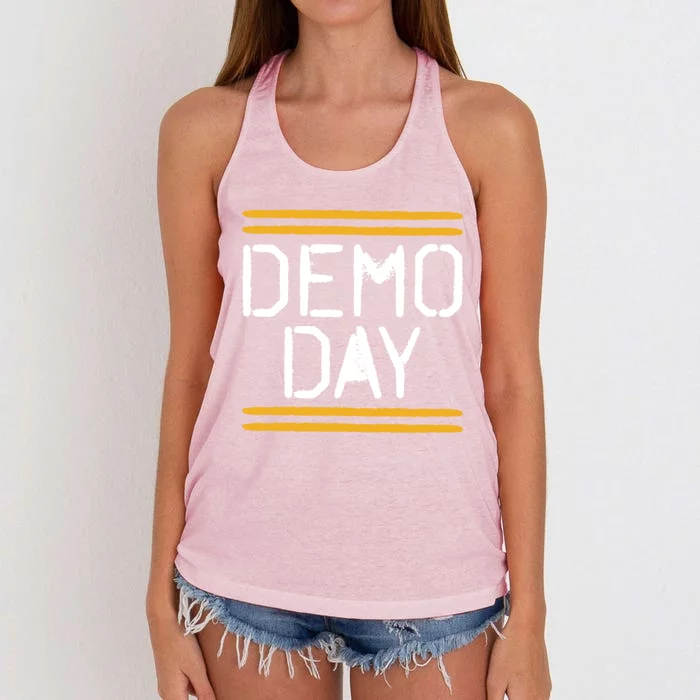 Demo Day Demolition Graphic Cute Gift Women's Knotted Racerback Tank