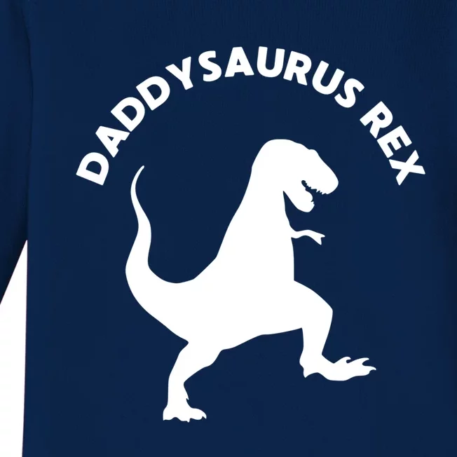 Dinosaur Dad Daddysaurus Rex Funny Gift Baby Long Sleeve Bodysuit