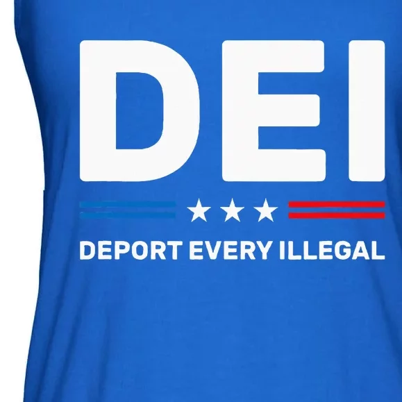 Dei Deport Every Illegal Ladies Essential Flowy Tank