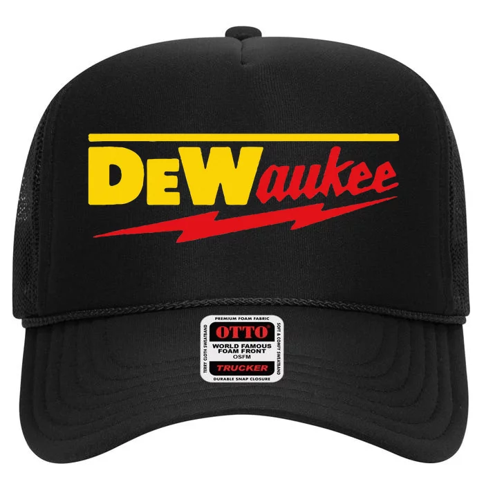 Dewaukee High Crown Mesh Trucker Hat