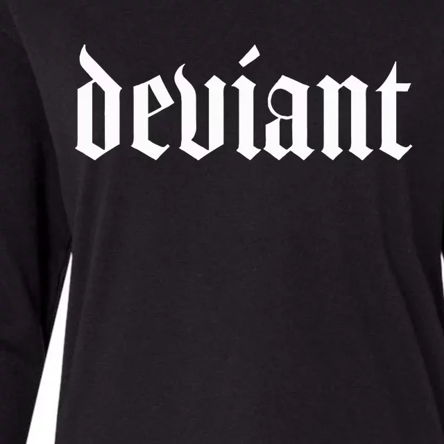 Deviant Womens Cotton Relaxed Long Sleeve T-Shirt