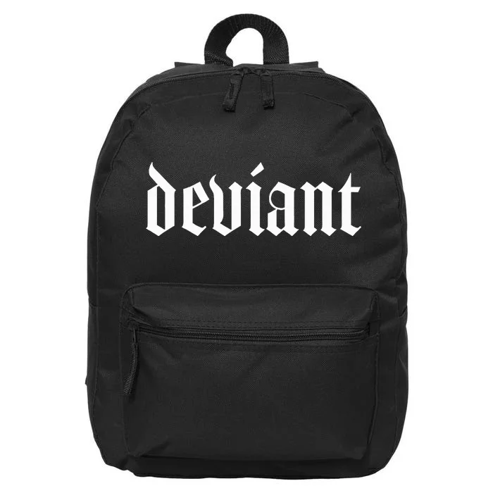 Deviant 16 in Basic Backpack